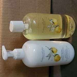 Crabtree & Evelyn London,  2-piece set Citron Bath & Shower Gel & Body Lotion